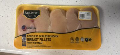 Boneless Skinless Chicken Breast Fillets with Rib Meat