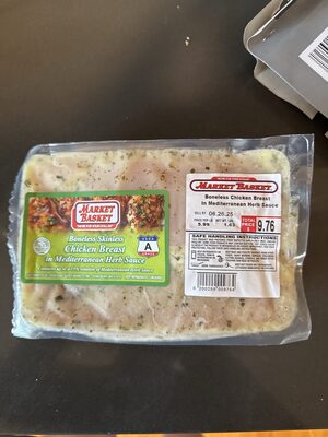 Boneless Skinless Chicken Breast In Mediterranean Herb Sauce