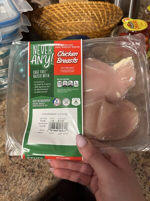 Boneless Skinless Chicken Breasts with Rib Meat, 97% Fat Free