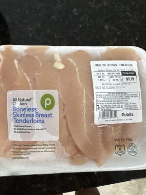 Boneless Skinless Chicken Tenderloins