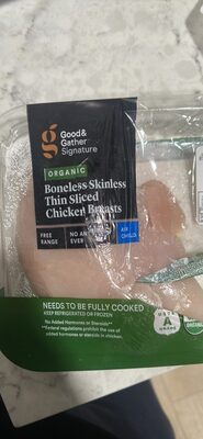 Boneless Skinless Thin Sliced Chicken Breasts