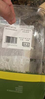 BONLESS SKINLESS CHICKEN BREAST