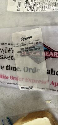 Bowl and Basket Imported Ham Grab and Go