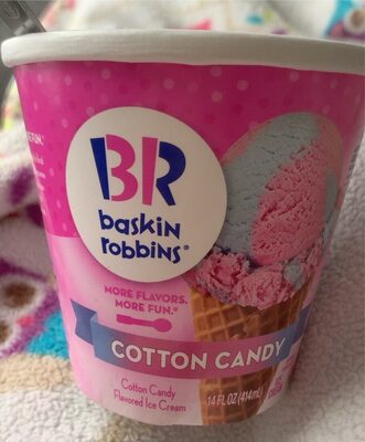 Br baskin robbins cotton candy flavored ice cream