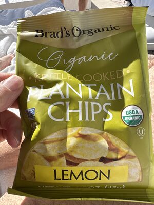 brad’s organic kettle cooked plantain chips