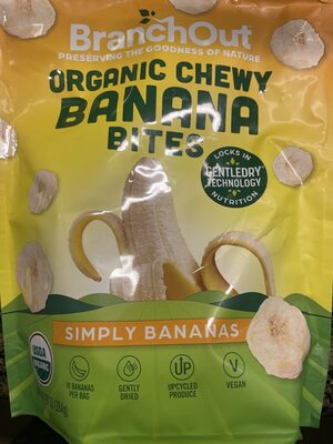 Branch out Organic chewy banana bites