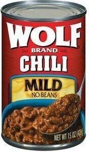 Brand authentic texas recipe mild no beans chili