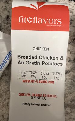 Breaded Chicken & Au Gratin Potatoes