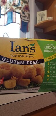 Breaded chicken nuggets