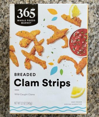 Breaded clam strips