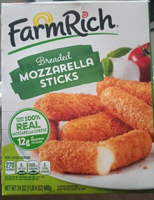 Breaded Mozzarella Sticks