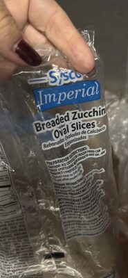 Breaded Zucchini Oval Slices