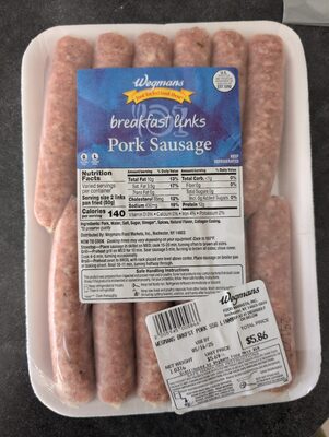 Breakfast Links Pork Sausage