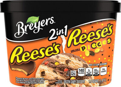 Breyersreese'schocolatereese'sminipieces in icecream