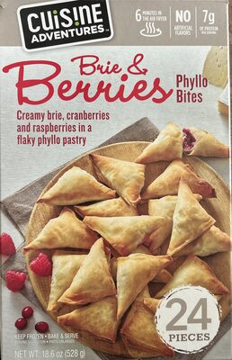 Brie & Berries Phyllo Bites