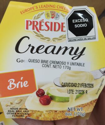 Brie creamy gourmet spreadable cheese