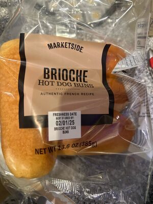 Brioche hotdog buns