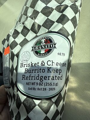 Brisket And Cheese Burrito