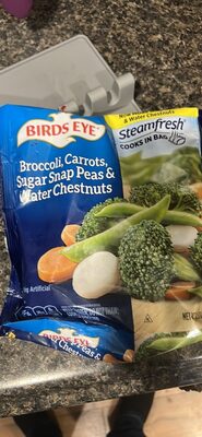 Broccoli, Carrots, Sugar Snap Peas & Water Chestnuts