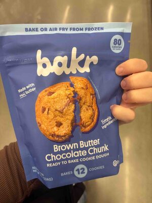 Brown Butter Chocolate Chunk Ready To Bake Cookie Dough