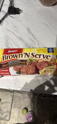 Brown'N Serve ORIGINAL Fully Cooked Sausage Patties