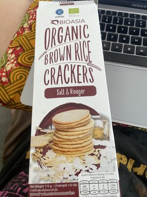 Brown Rice Crackers- Salt & vinegar