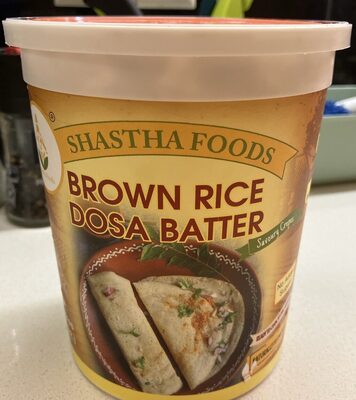 Brown Rice Dosa Batter