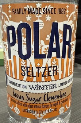 Brown Sugar Clementine Seltzer Water