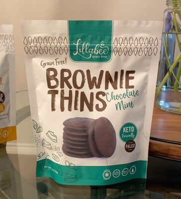 Brownie thins chocolate mint