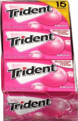 Bubble gum stick count