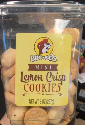 Bucee's Mini Lemon Crisp Cookies