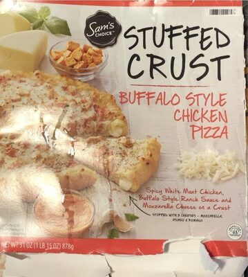 Buffalo style chicken pizza