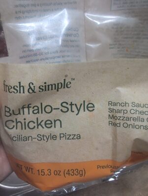 Buffalo Style Chicken Pizza