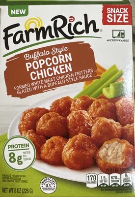Buffalo Style Popcorn Chicken