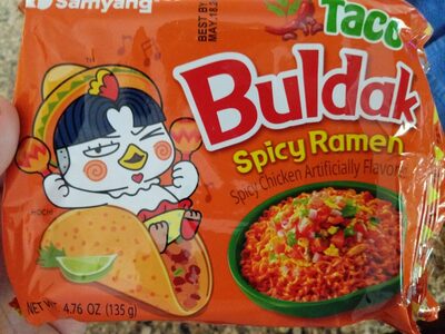 Buldak Spicy Ramen Taco