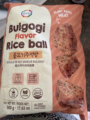 Bulgogi Flavored Rice Ball