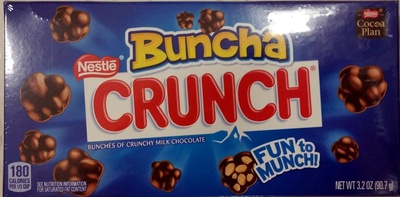 Bunches of crunchy milk chocolate