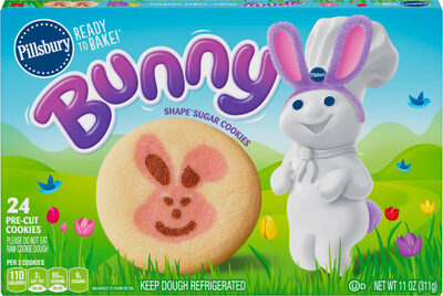 Bunny Shape Sugar Cookies
