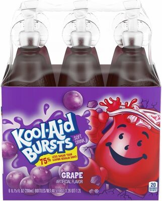 Bursts berry blue soft drink