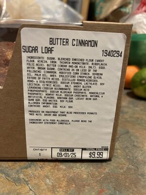 Butter Cinnamon Sugar Loaf