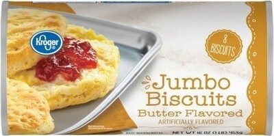 Butter flavored jumbo biscuits count