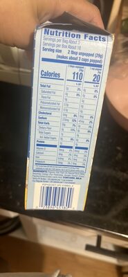 Butter Natural Flavor Popcorn