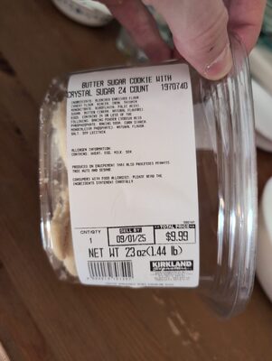 Butter Sugar Cookie With Crystal Sugar