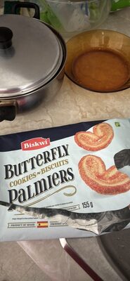 Butterfly Palmiers cookies biscuts