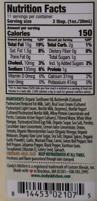 Buttermilk Ranch dressing & dips