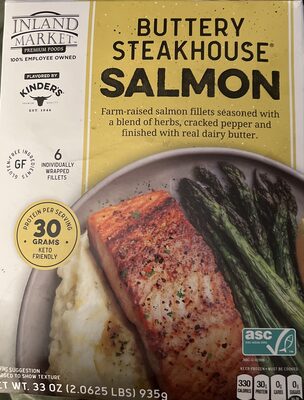 Buttery steakhouse salmon