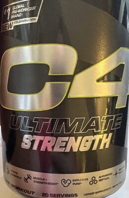C4 Ultimate Strength Sour Apple Preworkout