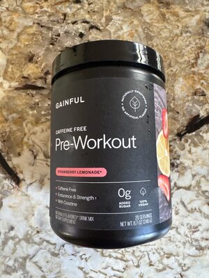 Caffeine Free Pre-Workout - Strawberry Lemonade