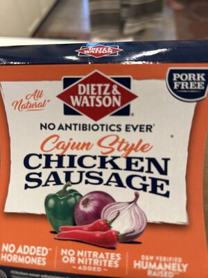 Cajun Style Chicken Sausage