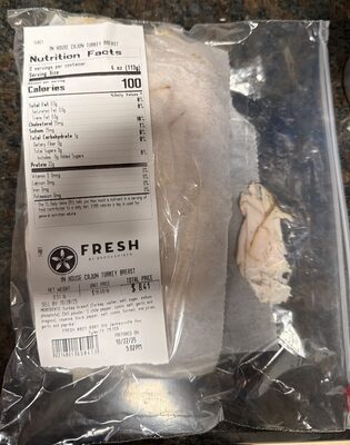 Cajun Turkey Breast In House